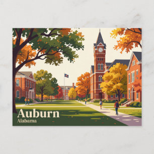 Auburn Alabama Postkarte