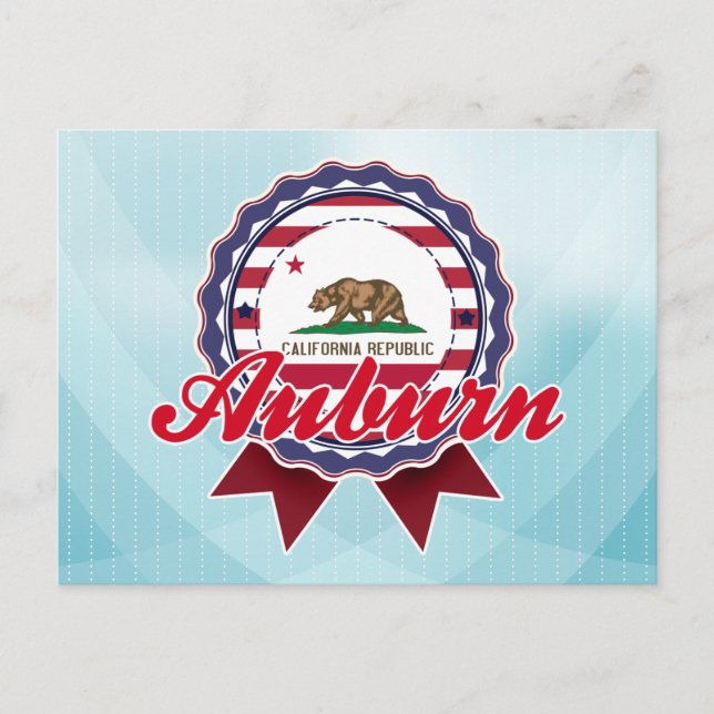 Auburn, CA Postkarte (Vorderseite)
