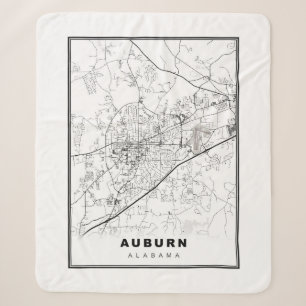 Auburn Karte Sherpadecke
