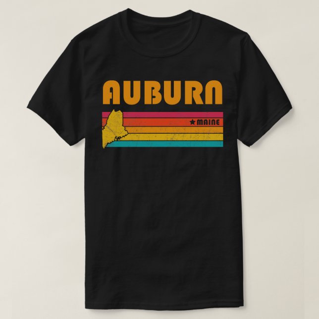 Auburn Maine Vintag Not leidendes Souvenir T-Shirt (Design vorne)