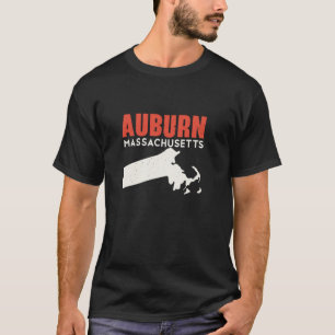 Auburn Massachusett USA Staat America Travel Bay S T-Shirt