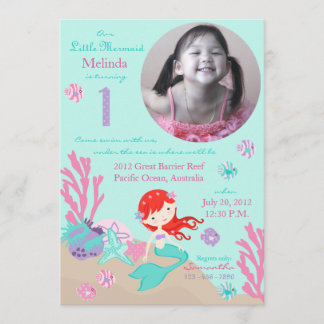 Auburn Mermaid Einladung