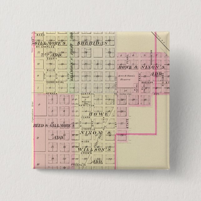 Auburn, Nebraska Button (Vorderseite)