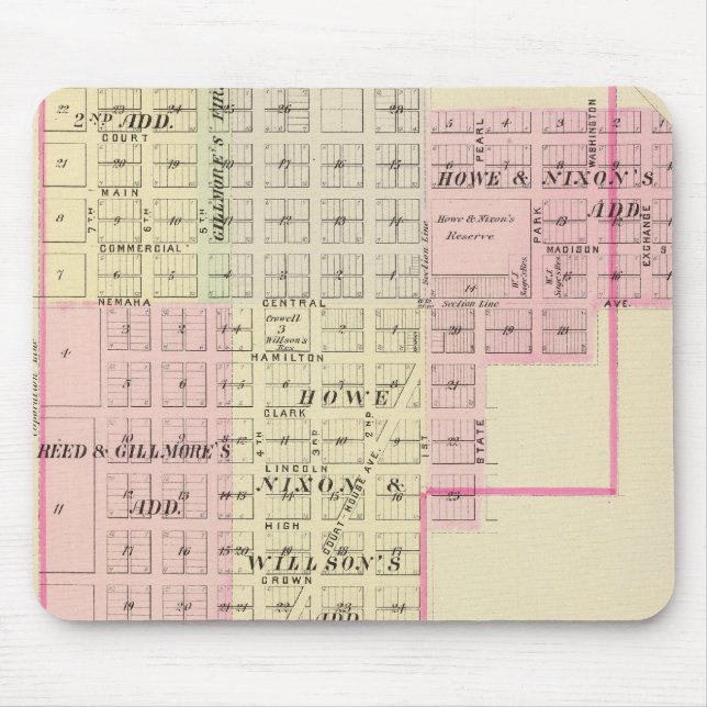 Auburn, Nebraska Mousepad (Vorne)