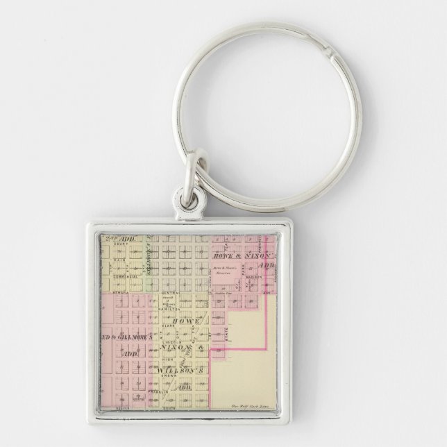 Auburn, Nebraska Schlüsselanhänger (Vorne)