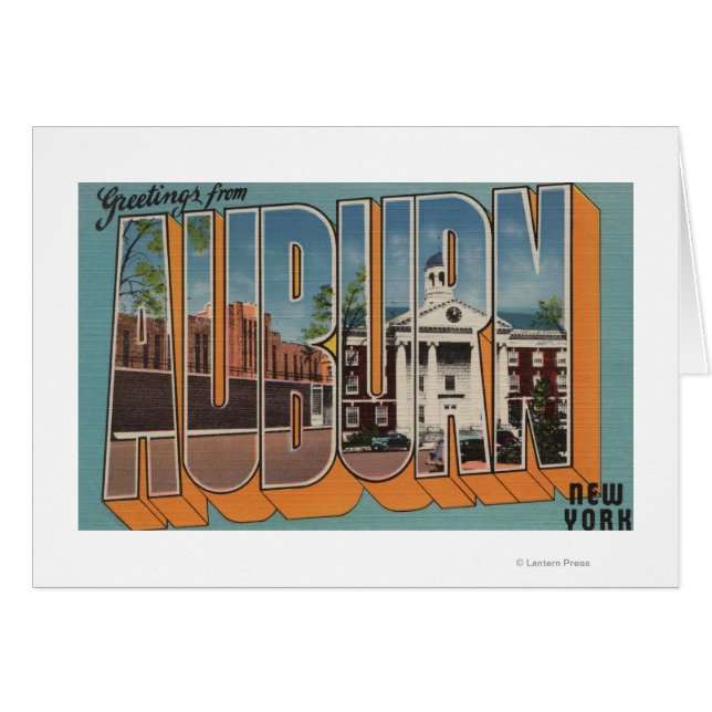 Auburn, New York - Große Briefszenen (Vorderseite (Horizontal))