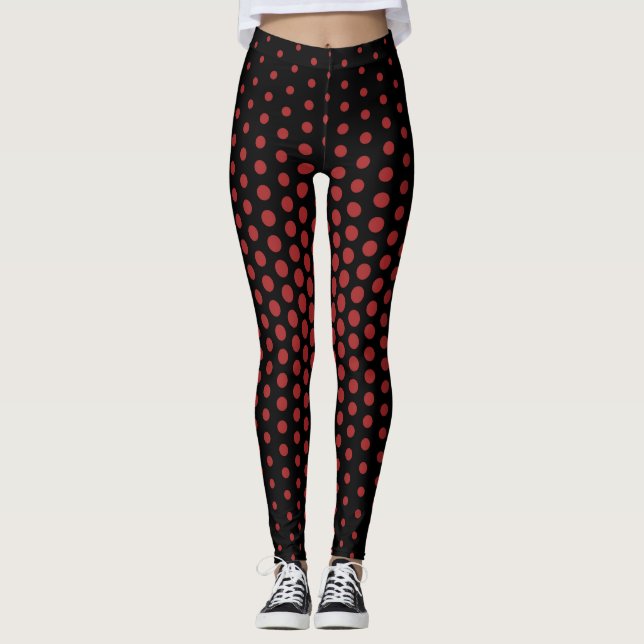 Auburn Techno Dot Pattern Leggings (Vorderseite)