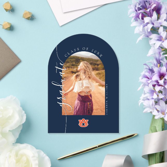 Auburn University Abschluss - Auburn Tigers Acryleinladungen (Insitu (Hochzeit))