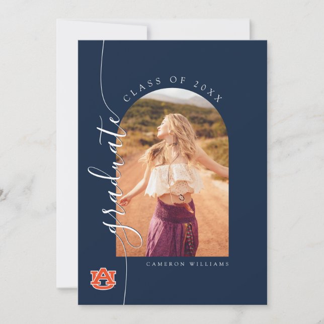 Auburn University Abschluss | Auburn Tigers Ankündigung (Vorderseite)