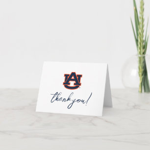 Auburn University Abschluss   Auburn Tigers Dankeskarte
