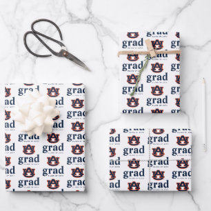 Auburn University Abschluss Auburn Tigers Geschenkpapier Set