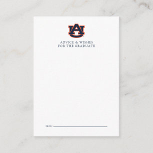 Auburn University Abschluss   Auburn Tigers Mitteilungskarte