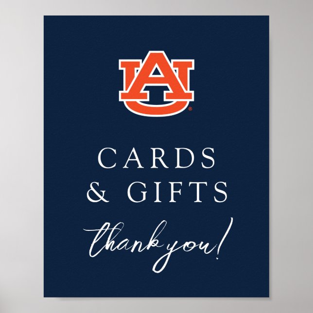 Auburn University Abschluss - Auburn Tigers Poster (Vorne)