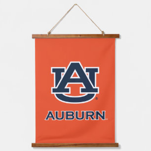 Auburn University   AU Auburn Wandteppich Mit Holzrahmen