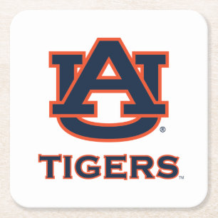 Auburn University   Auburn Rechteckiger Pappuntersetzer
