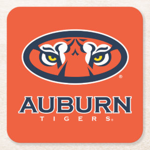Auburn University   Auburn Tigers Rechteckiger Pappuntersetzer