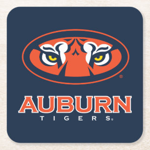 Auburn University   Auburn Tigers Rechteckiger Pappuntersetzer