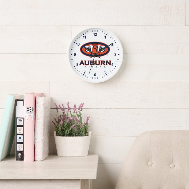 Auburn University | Auburn Tigers Uhr (Lesesaal)