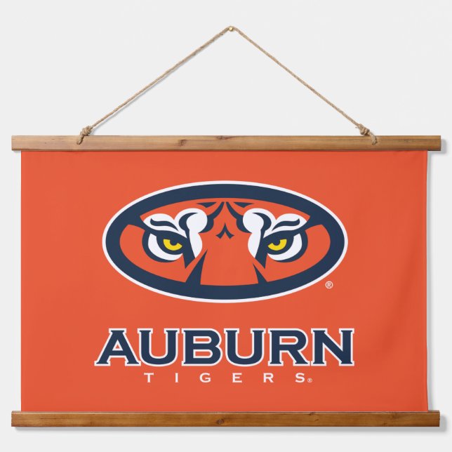 Auburn University | Auburn Tigers Wandteppich Mit Holzrahmen (Vorne)