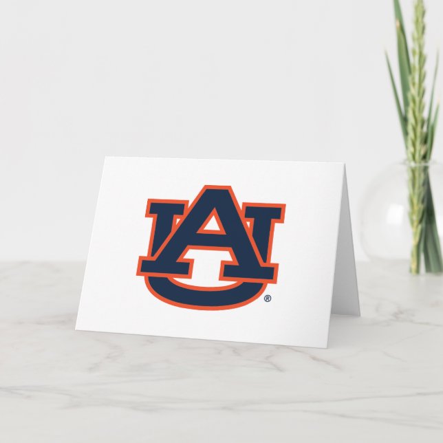 Auburn University | Auburn UA Logo Karte (Vorderseite)