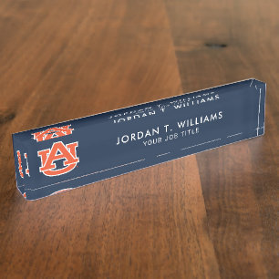 Auburn University Auburn UA Logo Namensplakette