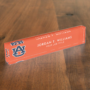 Auburn University Auburn UA Logo Namensplakette