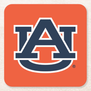 Auburn University   Auburn UA Logo Rechteckiger Pappuntersetzer