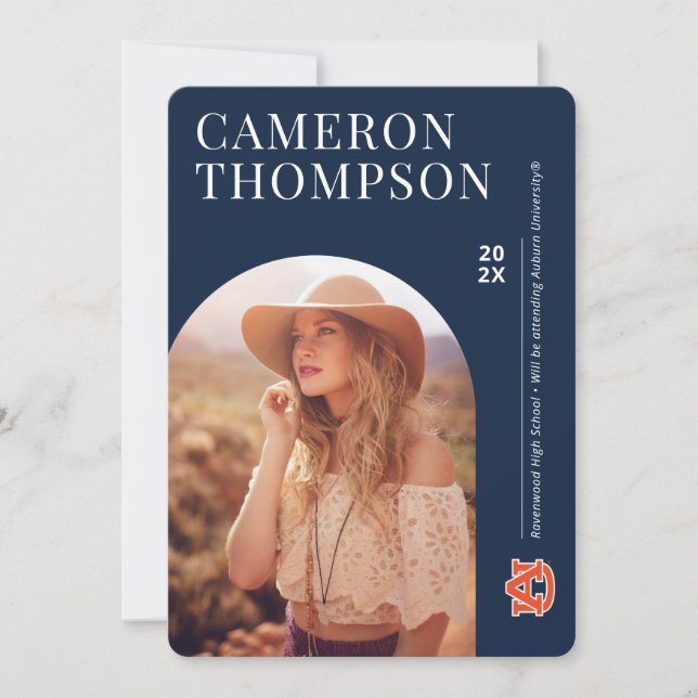 Auburn University | Future Grad Einladung (Vorderseite)