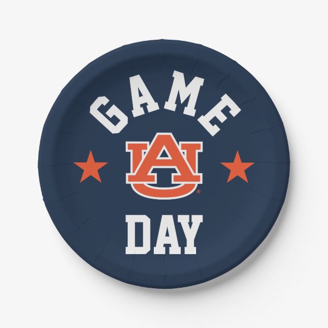 Auburn University Game Day Pappteller (Vorderseite)
