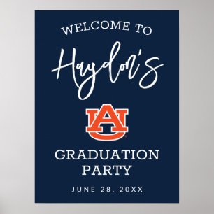 Auburn University   Graduierungspartei Poster