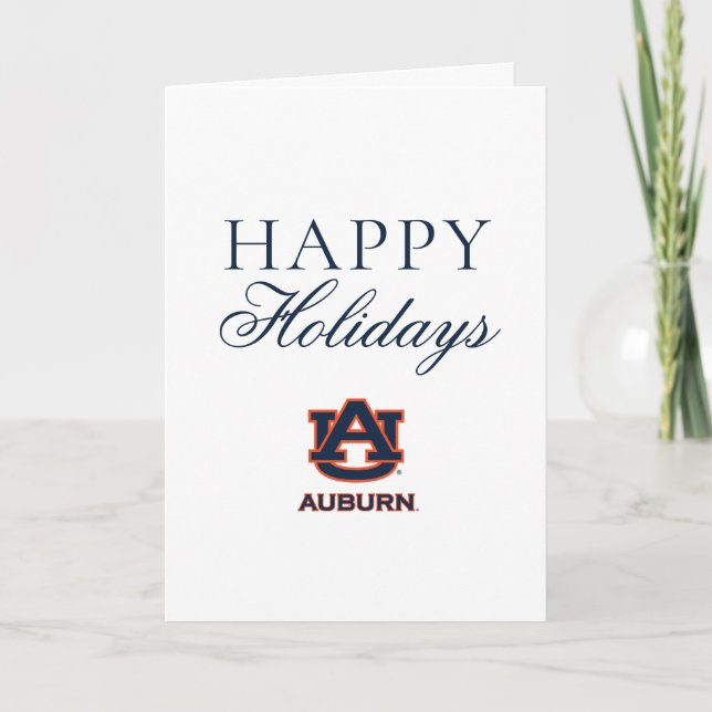 Auburn University | Urlaub Karte (Vorderseite)