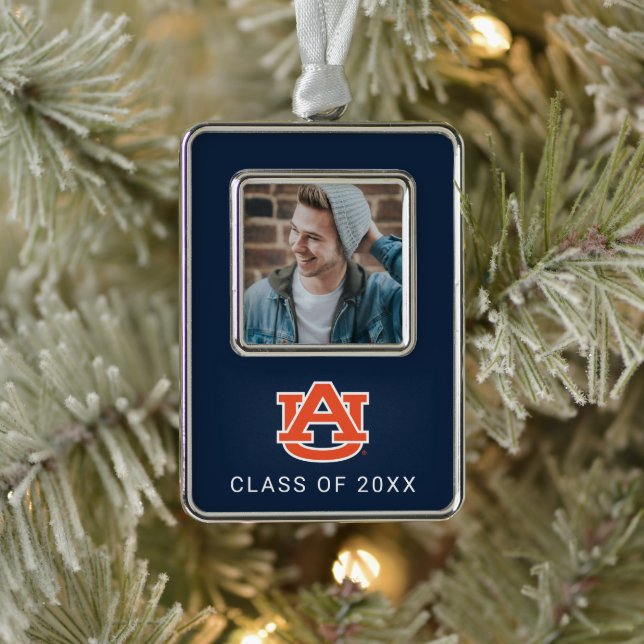 Auburn University | Urlaub Rahmen-Ornament Silber (Baum)