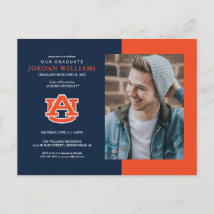 Auburn University   Zukünftiger Absolvent Ankündigungspostkarte