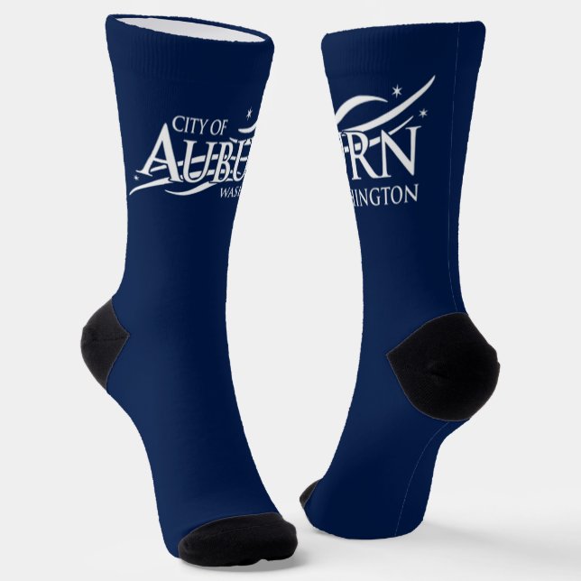 Auburn (Washington) Stadtflagge Socken (Gewinkelt)