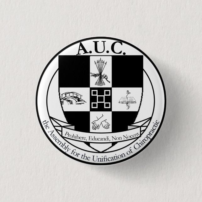 AUC kleiner Knopf Button (Vorderseite)