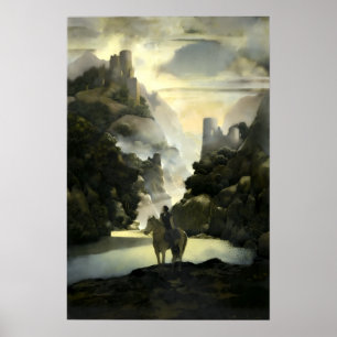 Aucassin sucht Nicolette von Maxfield Parrish Poster