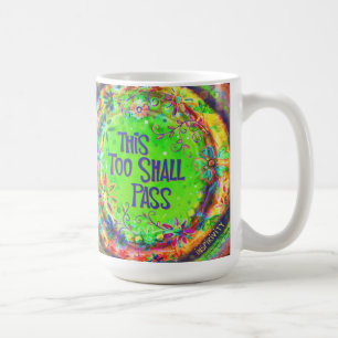 Auch Boho wird grüne Inspirivität zitieren Kaffeetasse