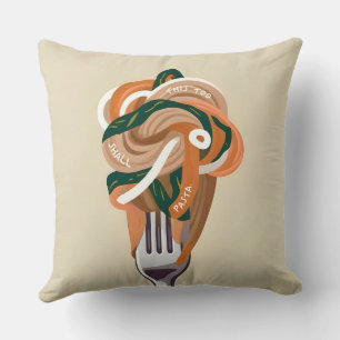 Auch das sollte Pasta sein Kissen