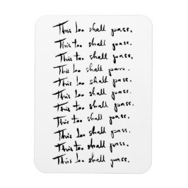 Auch das wird passieren! inspirierendes Zitat Magnet