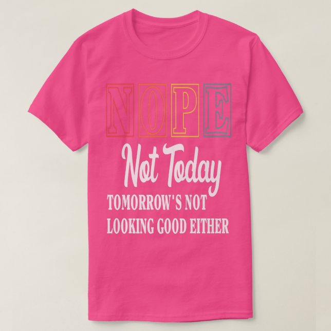 Auch die Zukunft sieht heute nicht gut aus T-Shirt (Design vorne)