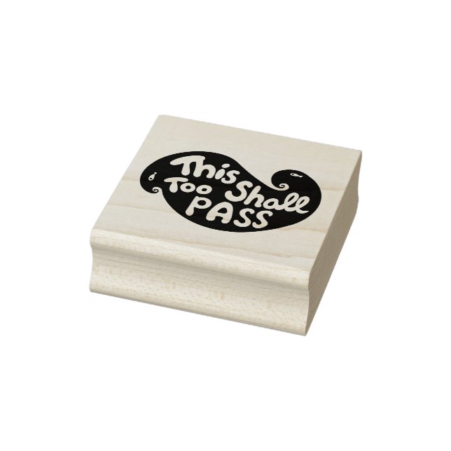 Auch diese Handschrift soll Typografie passieren Gummistempel (Stempel)