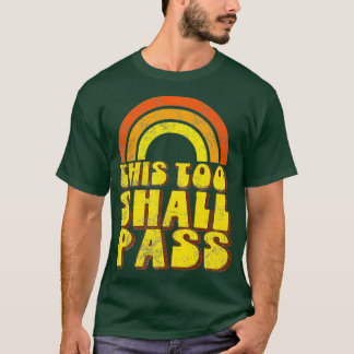 AUCH DIESE MÜSSEN 70er Vintagen Wise Rainbow ÜBERT T-Shirt