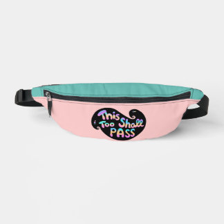 Auch diese Welle soll passieren Bauchtasche