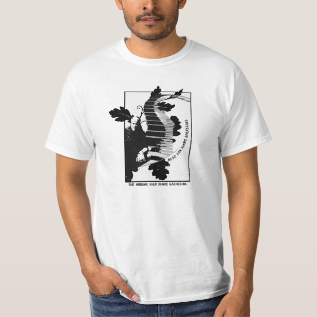 Auch für Klavier Rockstars T-Shirt (Vorderseite)