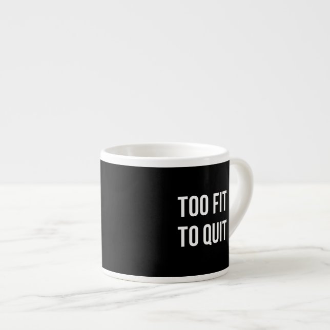 Auch gepaßte Turnhallen-lustige Zitate Espressotasse (Vorderseite Rechts)