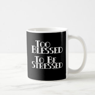 Auch gesegnet betont zu werden kaffeetasse