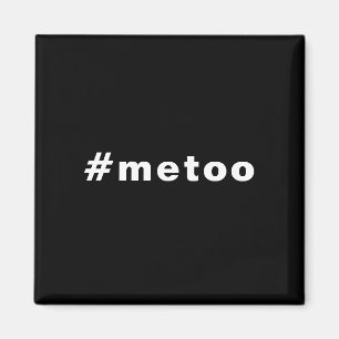 Auch ich, #metoo, Stolz Schwarz-weiß Magnet