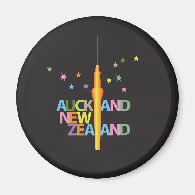 Auckland City Neuseeland Magnet (Vorne)