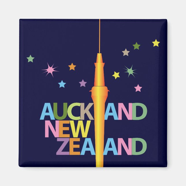Auckland City Neuseeland Magnet (Vorne)