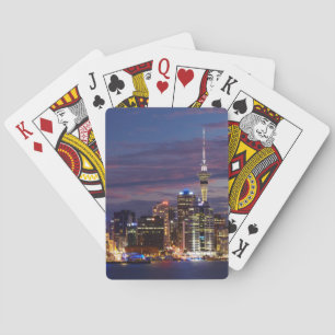Auckland City Skyline Spielkarten